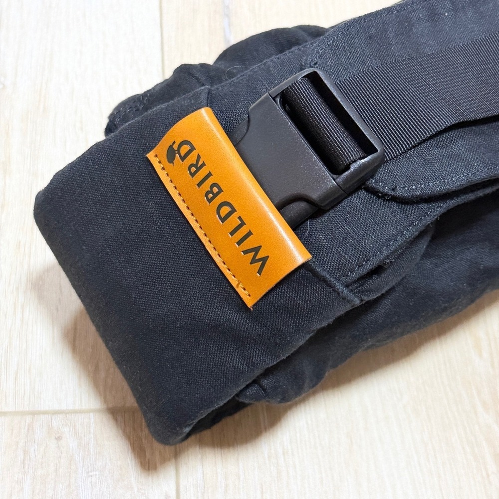 WildBird Aerial Carrier L-4XL Raven Linen Soft Structured Ergonomic Carrier NWOT - Picture 7 of 8